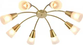 Припотолочная люстра Escada Aquilegia 1100/8P (золото) – изображение в каталоге