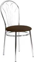 Стул Белс Венус Chrome V 450350/V3 (кожзам темно-коричневый) – изображение в каталоге
