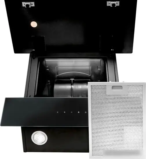 Кухонная вытяжка Grand Gloucester 60 (черный) - фото товара