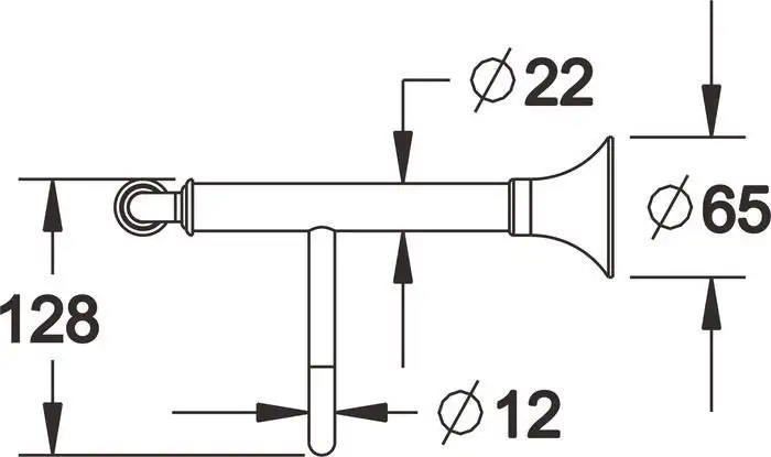 Полка для полотенца Rose RG1208 – фото товара