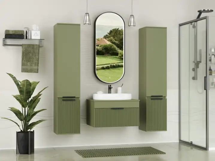 Brevita Тумба под умывальник Enfida 70 ENF-06070-0841Я (зеленый матовый) – фото товара