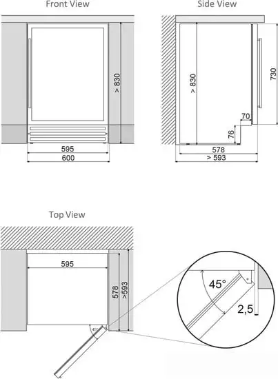 Винный шкаф Dunavox DAUF-46.145DB — фото товара