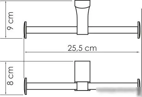 Держатель для туалетной бумаги Wasserkraft Leine K-5096D – фото товара