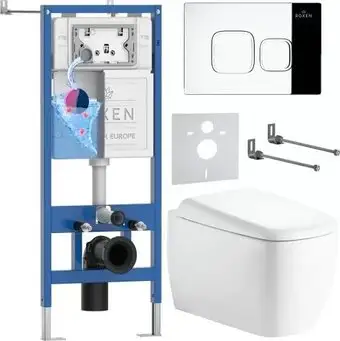 Унитаз подвесной Roxen StounFix Dual Fresh 968516 - изображение в каталоге