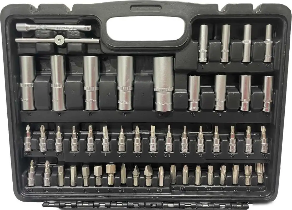 Набор трещотка с головками и битами Gigant GAS 108 (108 предметов) – фото товара