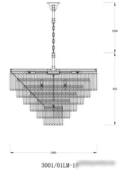 Подвесная люстра Divinare Nova 3001/01 LM-16 – фото товара