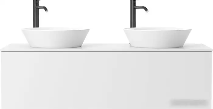 ЗОВ Тумба под умывальник Кито 120 K120LW0MWMC-KP13W (белый/белый матовый) – фото товара