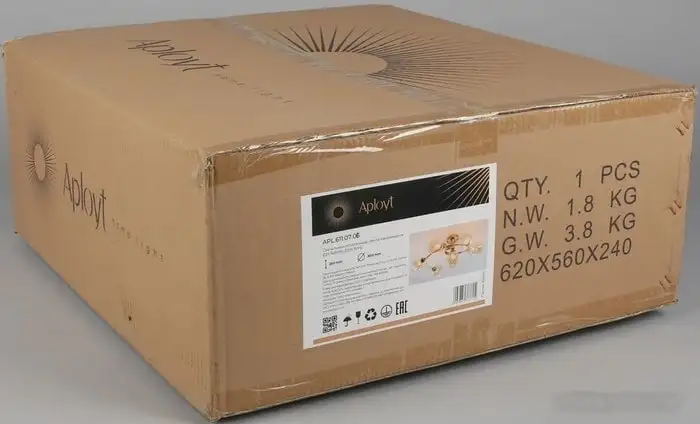 Припотолочная люстра Aployt Flor APL.611.07.06 – фото товара