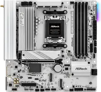 Материнская плата ASRock B850M Pro RS WiFi White – изображение в каталоге
