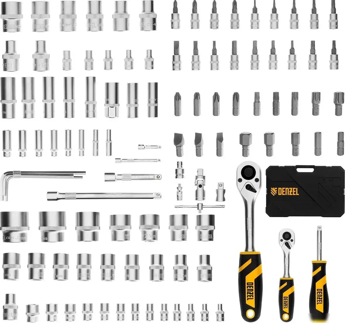 Универсальный набор инструментов Denzel 15814 (109 предметов) – фото товара
