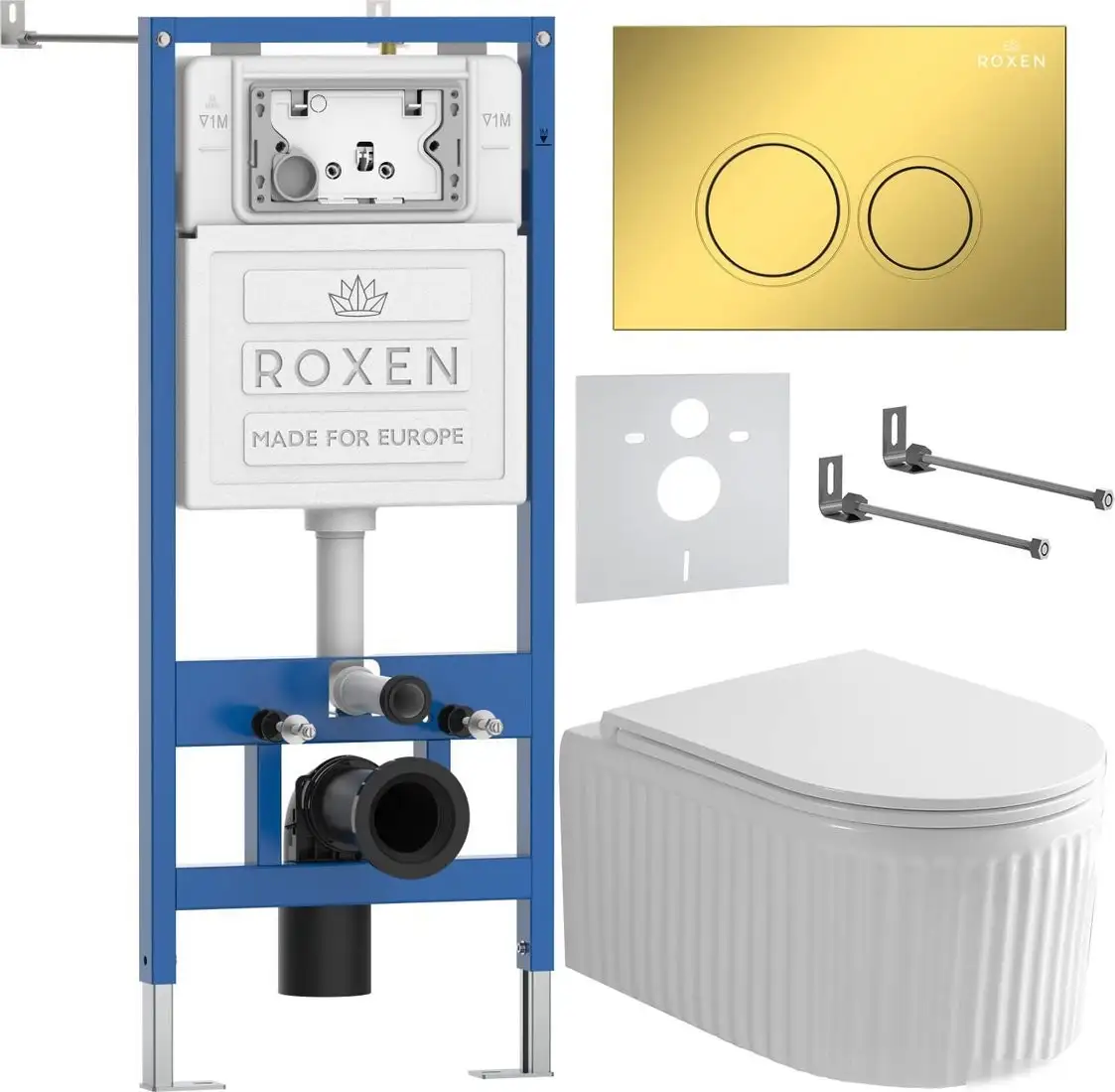 Унитаз подвесной Roxen StounFix Dual Fresh 968254 - фото товара