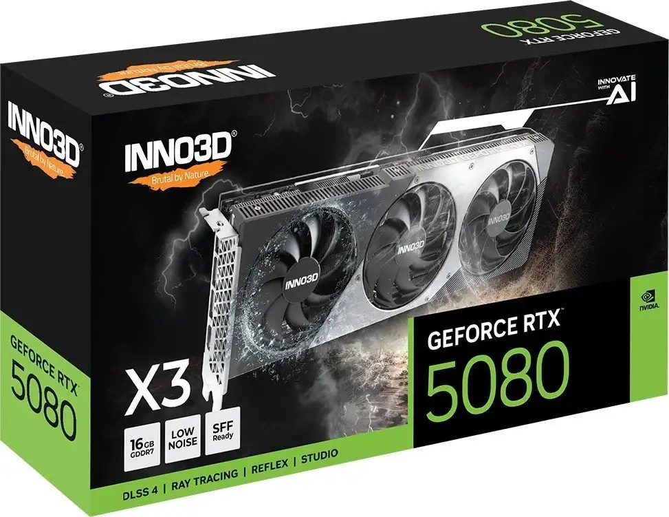Видеокарта Inno3D GeForce RTX 5080 X3 N50803-16D7-176068N – фото товара