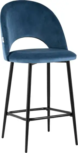 Стул Stool Group Меган AV 415-H58-08(PP) (велюр пыльно-синий) – изображение в каталоге