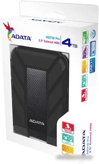 Внешний жесткий диск A-Data HD710P 4TB (черный) – фото товара