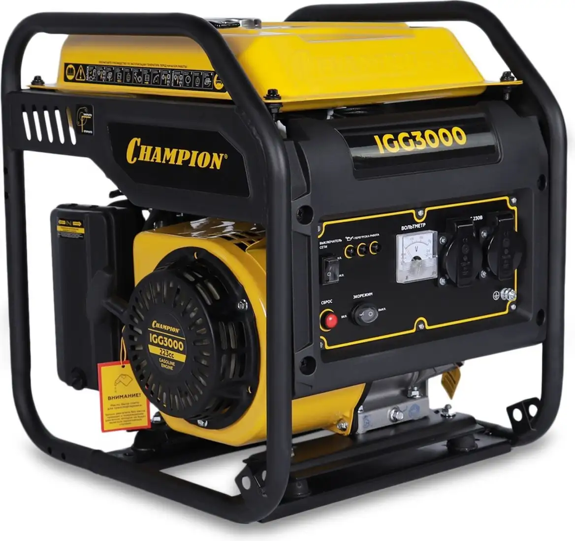 Бензиновый генератор Champion IGG3000 – фото товара
