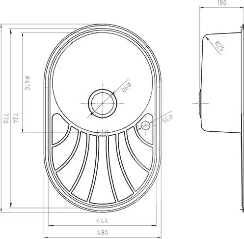 Кухонная мойка IDDIS Suno SUN77SRi77 - фото товара