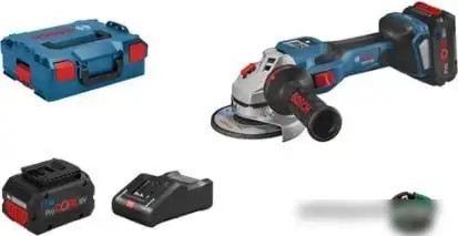 Угловая шлифмашина Bosch GWS 18V-15 SC Professional 06019H6101 (с 2-мя АКБ, кейс) – фото товара
