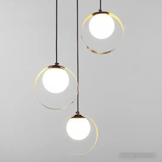 Подвесная люстра Евросвет Dublin 50205/3 черный/бронза – фото товара