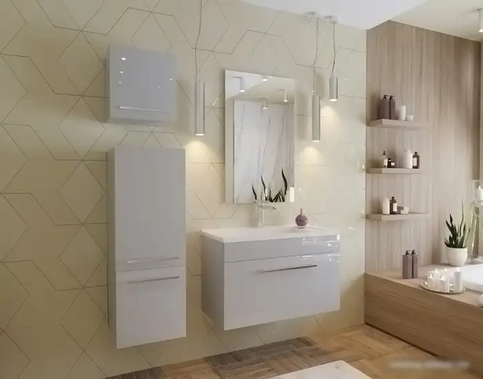 Эстет Шкаф-полупенал Elin L 35x36.6x97 ФР-00003353 – фото товара