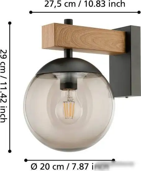 Уличный настенный светильник Eglo Bufalata 900671