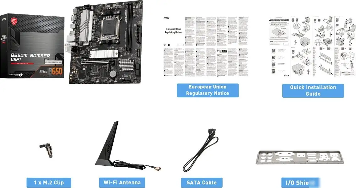 Материнская плата MSI B650M Bomber WiFi – фото товара
