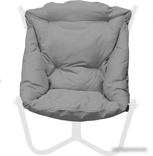 Кресло M-Group Чил 12360109 (белый/серая подушка) – фото товара