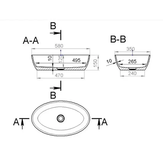 Умывальник Salini Alda 110621M - фото товара