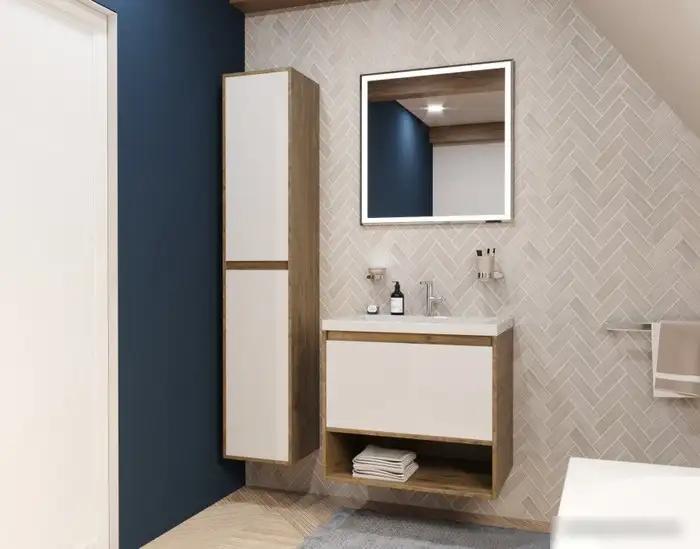 Эстет Шкаф-пенал Monaco Wood R 35x35x174.7 ФР-00010690 – фото товара