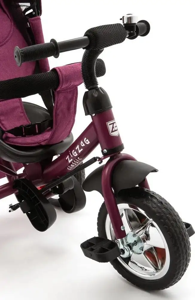 Детский велосипед Zigzag Classic 10/8 5588/33548 (бордовый, разобранный, в коробке) – фото товара