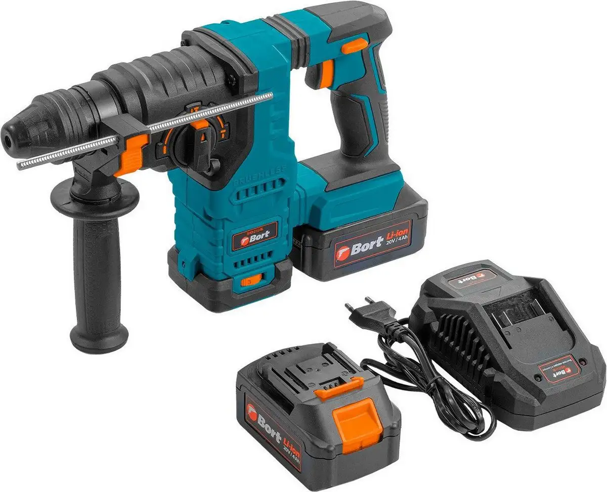 Перфоратор Bort BHD-21Li-BL 93413410 (с 2-мя АКБ, кейс) – фото товара