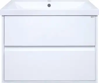 Мебель для ванных комнат Misty тумба под умывальник Алиса-58 подвесная – изображение в каталоге