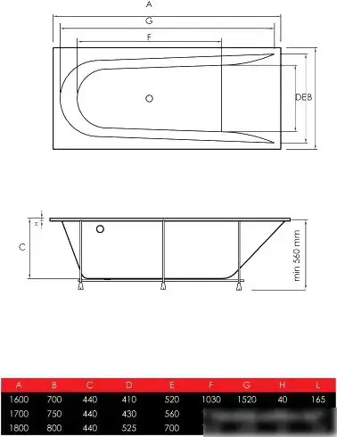 Ванна Vayer Boomerang 160x70 - фото товара