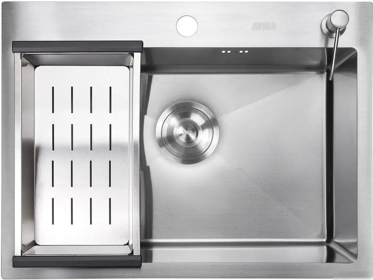 Кухонная мойка Avina HM6048 (нержавеющая сталь) - фото товара