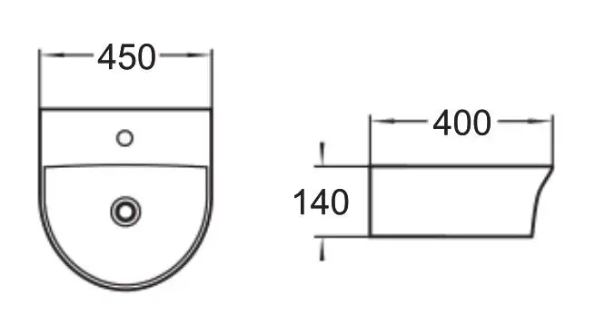 Умывальник SantiLine SL-2008 - фото товара