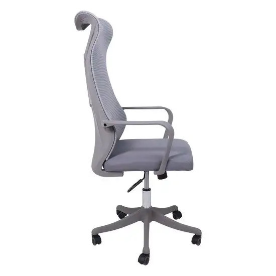 Кресло AksHome Abraham ткань/сетка, серый) – фото товара