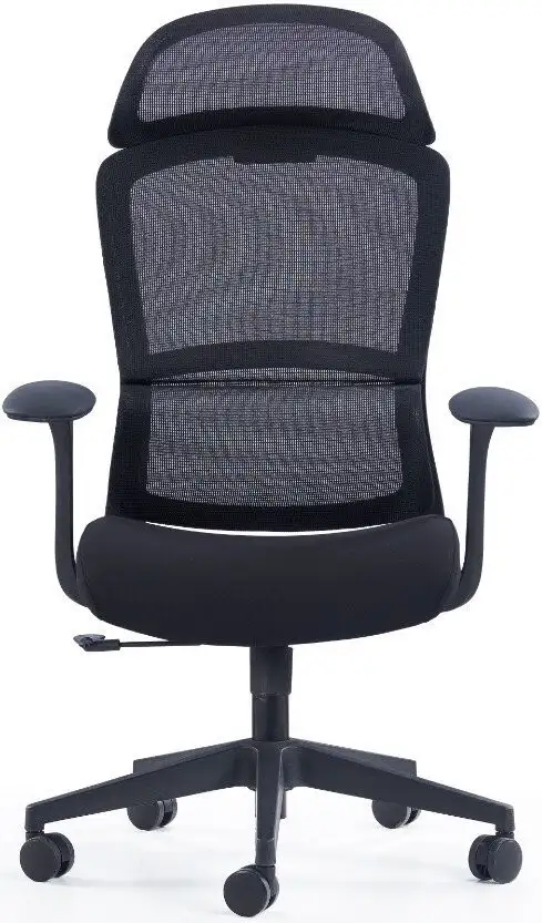 Офисное кресло SitZone CH-555A (сетка/ткань, черный) – фото товара