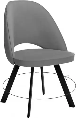 Стул M-City Duna 670M05311 (B22 серый/черный) – изображение в каталоге