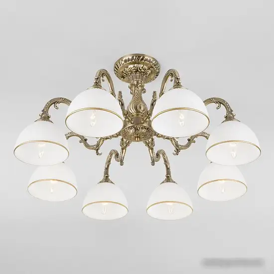 Люстра средней высоты Евросвет Caldera 60106/8 античная бронза – фото товара