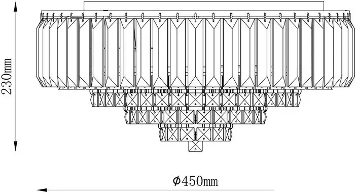 Припотолочная люстра Escada Delicacy 2112/6P Gold – фото товара