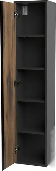 ЗОВ Шкаф-пенал Парма 150 PP150LAN0MAMC1B (антрацит/аттик) – фото товара