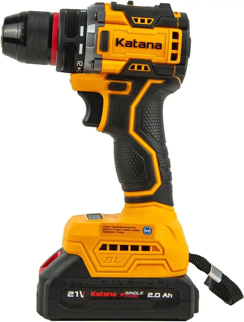 Дрель-шуруповерт Katana BCD5501 (с 2-мя АКБ, кейс) – фото товара