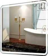 Пекам Зеркало Marta 1 60x60 marta1-60x60dcl (с подсветкой, сенсором на взмах руки и часами) – изображение в каталоге