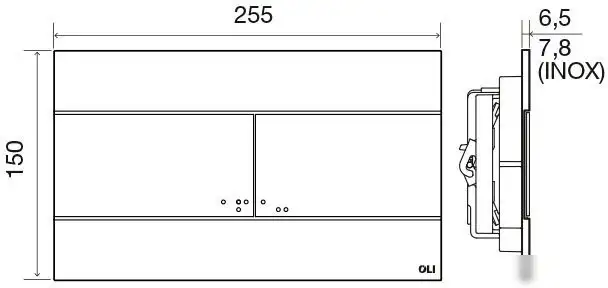 Инсталляция для унитаза OLI 885052+889312 (бронза/медь) - фото товара