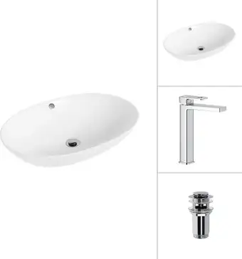 Умывальник Lauter 21709 + Cascade 21СК0655C с донным клапаном 21190CH (хром) - изображение в каталоге