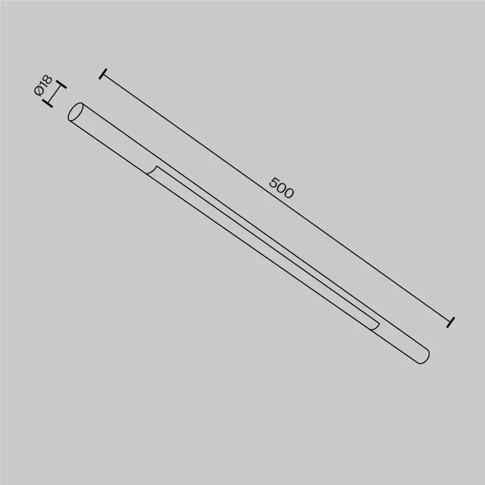 Трековый светильник Maytoni Basis C100CL-L500-12W3-6K-B – фото товара