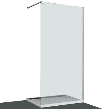 Душевая стенка MVL Walk In Line Ocean 800 MVL-O203-193-76 (хром/прозрачное стекло) - изображение в каталоге