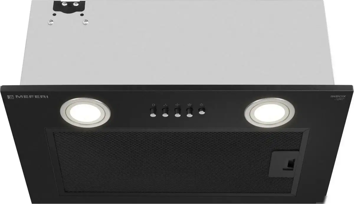 Кухонная вытяжка Meferi INBOX45BK Light - фото товара