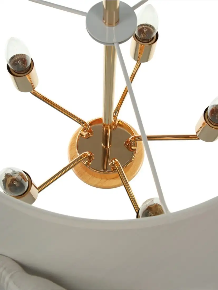 Подвесная люстра BayerLux Ребекка 10777125 (белый/золото) – фото товара
