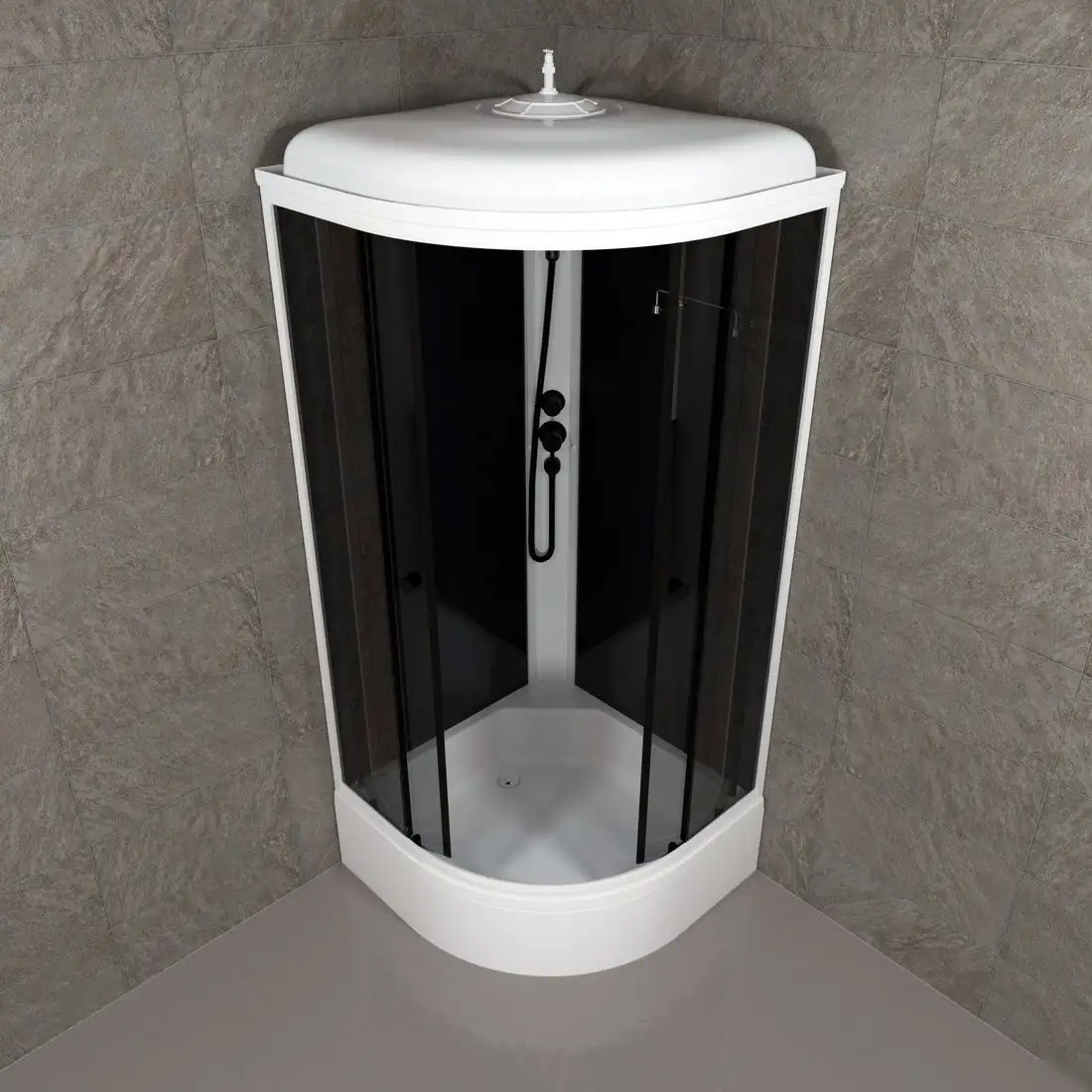 Душевая кабина Triton Грэй-Блэк B 90х90 - фото товара