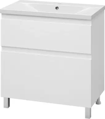 Misty Тумба под умывальник Лаки 80 П-Лак-01080-0112Я+RCW-140380WH – изображение в каталоге